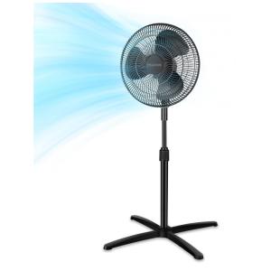 Ventilador Pedestal com 3 Velocidades e Oscilação de 90 Graus, 110V 32W, Pelonis PFS40M2ABB, Preto