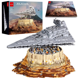 Kit de Construção Nave Starship Cruise Super UCS Imperial Star Destroyer City The Empire Over Jedha City com 5162 para Adultos