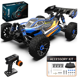 Carrinho de Controle Remoto até 70 km por hora, Cor, Aço, AMORIL, Azul Aço