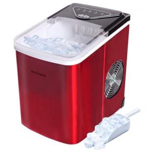 Máquina de Gelo Automática Portátil Produz até 11kg, 24H, Cor, 110v, FRIGIDAIRE EFIC121 SSRED, Vermelho