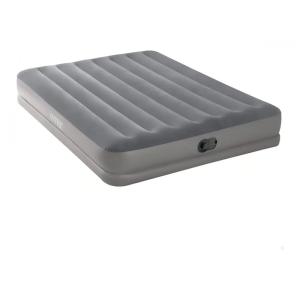 Colchão Inflável Casal com Bomba Embutida, Para até 300KG, Intex, Cinza