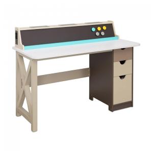 Mesa Infantil de Madeira com Lousa e zenamento para Crianças a Partir de 4 Anos, LITTLE TIKES 658815EUC, Bege