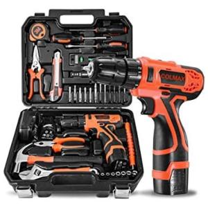 COLMAX Kit de Ferramentas c, Maleta de Transporte, 35 Peças, Laranja