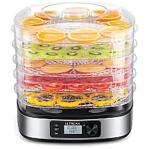 Desidratador de Alimentos com 5 Bandejas e Painel de Controle Digital, 350W, 110v, ULTREAN KYS 331E, Prateado