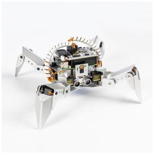 Kit de Construção Robô Inteligente com Módulo Câmera Controle por PC Celular e Tablet, SUNFOUNDER, Branco