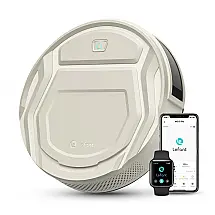 Robô Aspirador Lefant M210 Pro Champagne 2200Pa WiFi Alexa 200 Min Automático para Pelos de Pet