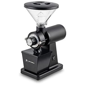 Moedor de Café Elétrico 20 Níveis de Moagem até 200g, min Aço Inoxidável, 200W, 110v, URBANIC 070 black, Preto