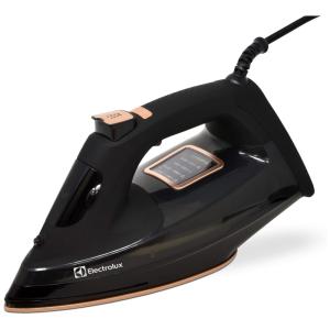 Ferro de Passar á Vapor, com Tela LCD, Aço Inoxidável, 1650W, 110W, ELECTROLUX LX1650C, Preto