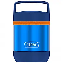 Frasco Térmico para Alimentos 295 ml com Vedação a Vácuo Aço Inoxidável, THERMOS TS3050BLT6, Azul