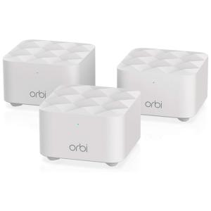 Orbi Roteador Wi Fi Mesh Vel 1,2 Gbps Área 418m2, 3 Unid, NETGEAR RBK13 100NAS, Branco
