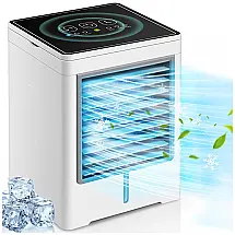 Climatizador Portátil 3 em 1 com 3 Velocidades e Display LED, Vivibyan, Branco