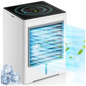 Climatizador Portátil 3 em 1 com 3 Velocidades e Display LED, Vivibyan, Branco