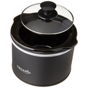 Mini Panela Elétrica Multifuncional 1,5L com Tampa de Vidro, 220V 80W, Crock Pot SCR151, Preta