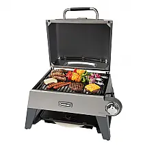 Forno de Pizza a Gás Portátil 3 em 1, Cuisinart CGG 403, Prata