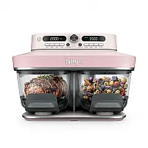 Air Fryer Ninja Crispi DualZone de Vidro 7,6 L (8 qt) Rose Quartz Cozinha Sem Óleo