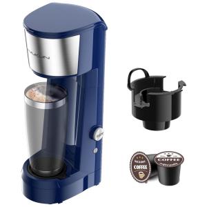 Máquina de Café Expresso 400mL, 110V 1000W, Vimukun, Azul
