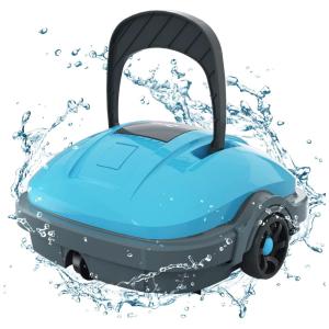 Robô Limpador de Piscina sem Fio com Sucção Potente, Motor Duplo e Filtro de 180m, WYBOT Osprey 200, Azul