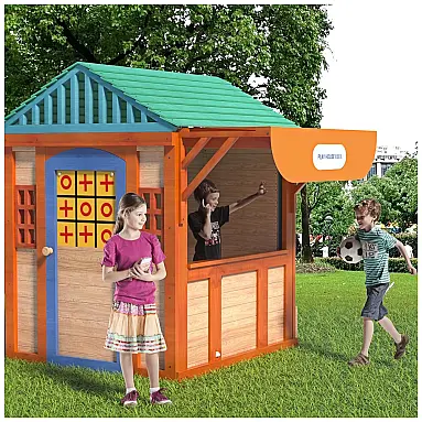 Casinha Infantil de Madeira Externa