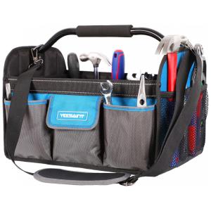 Bolsa de Ferramentas Organizadora com 34 Compartimentos, YEESAINT, Cinza