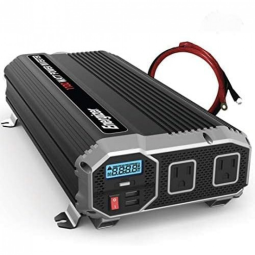 Inversor de Potência Energizer 12V para 110V 1100W Tomadas 110V CA e USB Display LCD