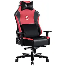 FANTASYLAB Cadeira Gamer Ergonômica e Giratória com Apoio 3D para até 180 kg, Vermelho e Preta