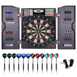 Jogo de Dardos Eletrônico com 12 Dardos, 38 Modos de Jogo e 259 Variações de Pontuação, para até 8 Jogadores, WIN.MAX WMG08580-GX