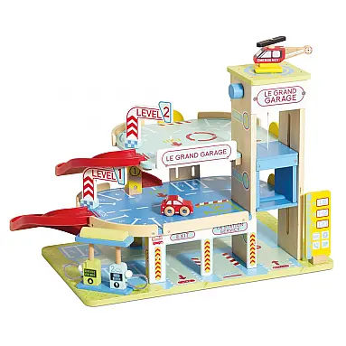 Conjunto de Garagem de Madeira