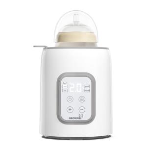 Aquecedor de Mamadeira 5 em 1, Aquece e Esteriliza, Tela LCD, GROWNSY N 1 T, Branco