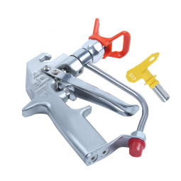 Pistola de Pintura Airless 5000 PSI Prata, Pulverizador de Tinta com Bico 517, Alta Pressão, Ideal Para Pintura Precisa, Eficiente,JOLINO.