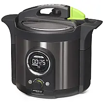 Panela de Pressão Elétrica 6L com 19 Predefinições e Painel de Led, 110V 1005W, PRESTO 02142, Preto