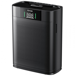 Purificador de Ar para Casa de Grande Ambiente até 120,8 m², com Monitor de Qualidade do Ar PM2.5, Modo de Sono HEPA, Aromaterapia,Airtok