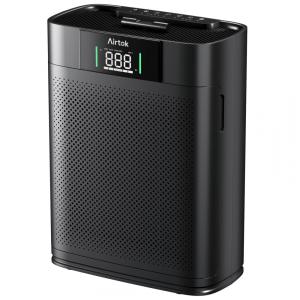 Purificador de Ar para Casa de Grande Ambiente até 120,8 m², com Monitor de Qualidade do Ar PM2.5, Modo de Sono HEPA, Aromaterapia,Airtok