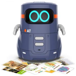 AT Robô Interativo Educacional com Controle Digital, Recarregável, Azul