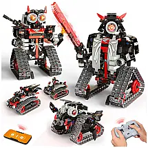 Kit robô samurai 5 em 1 Opmind com 419 peças, app e controle remoto, construção STEM para crianças a partir de 6 anos