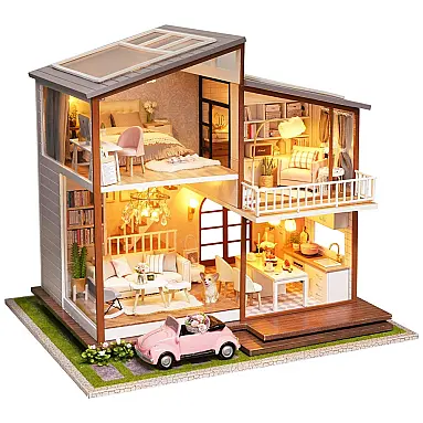 Casa em Miniatura Realista com