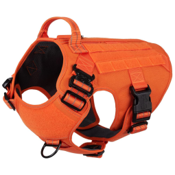 ICEFANG Arreio Tático para Cães com 2 Fivelas de Metal Extra Grande