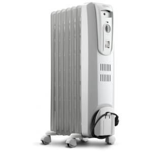 Aquecedor a óleo, Digital, 110v, DELONGHI Oil Filled, Prateado