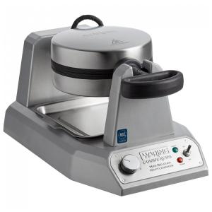Waring WMB400X Máquina de Waffles Belga Mini 120V 1200W 100 Waffles/Hora