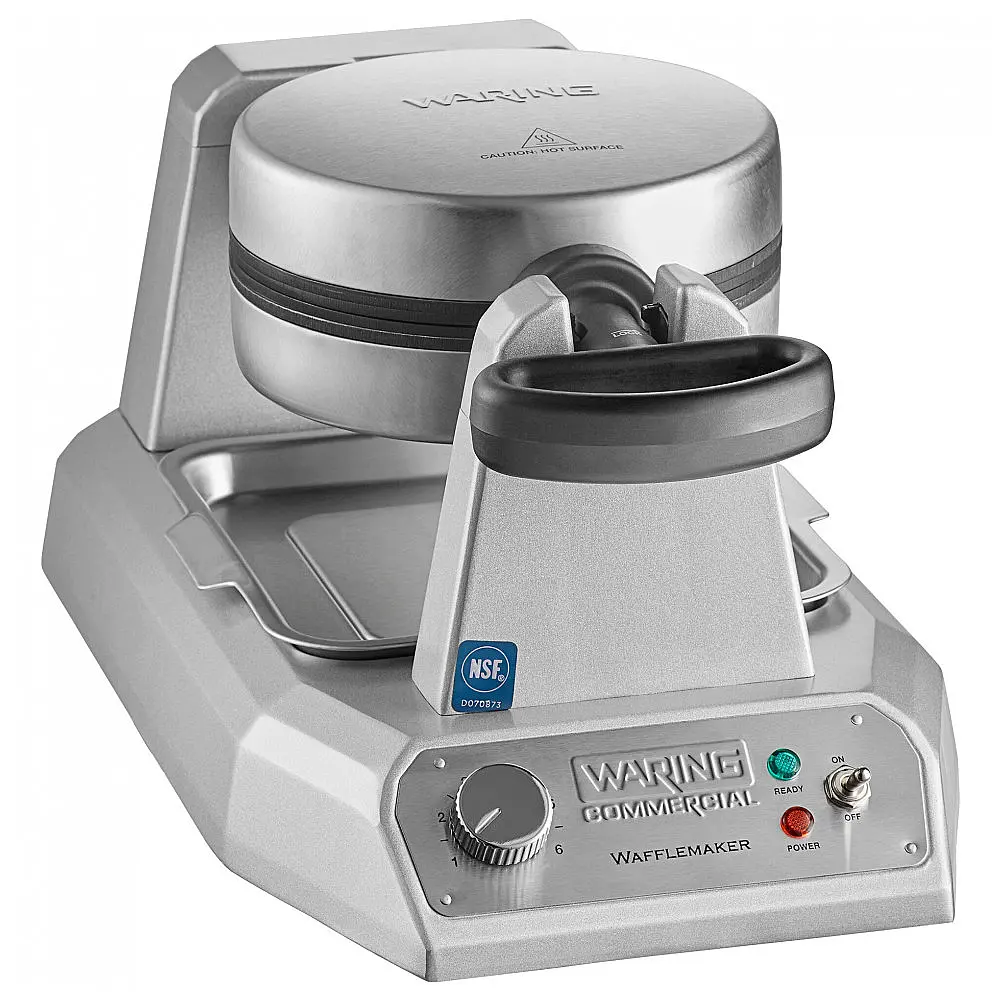 Waring WWD180X Máquina de Waffles Clássica Simples 110V 1200W 35 Waffles/Hora