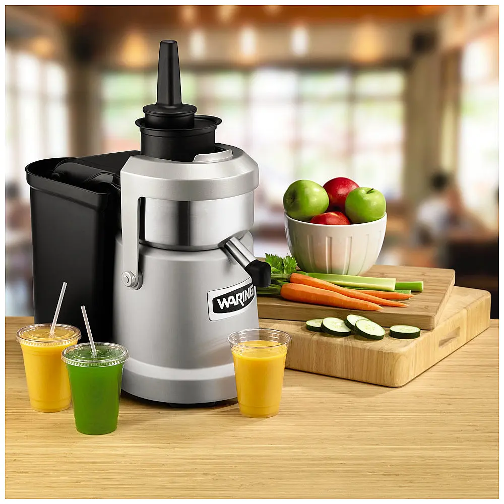 Extrator de Suco Waring WJX80 Ejeção de Polpa Contínua 1,2 cv 3600 RPM 110V 1000W — foto 3