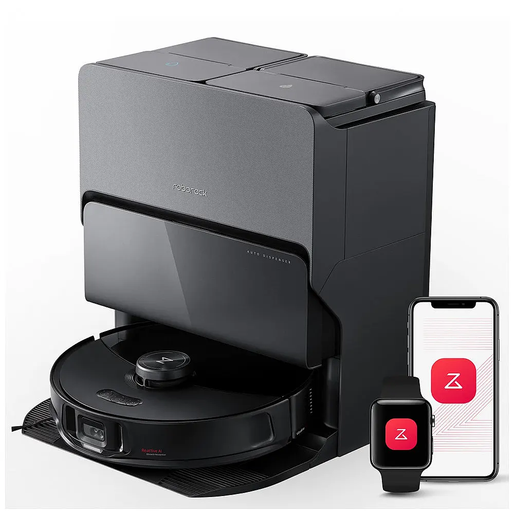 Aspirador Robô Roborock S8 MaxV Ultra com Esfregão Sonic - 10000 Pa de Sucção, Limpeza Profunda de Cantos, Secagem Automática com Ar Quente