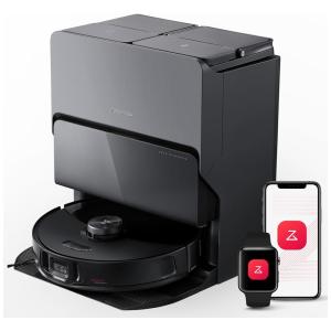 Aspirador Robô Roborock S8 MaxV Ultra com Esfregão Sonic - 10000 Pa de Sucção, Limpeza Profunda de Cantos, Secagem Automática com Ar Quente