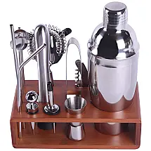Shelline Kit Bn Profissional 13 Peças em Aço Inoxidável com Suporte e Livro de Receitas