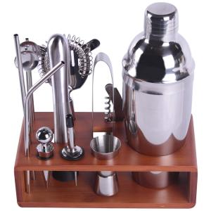 Shelline Kit Bn Profissional 13 Peças em Aço Inoxidável com Suporte e Livro de Receitas