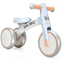Bicicleta sem Pedal Infantil para Bebês de 1 a 3 anos, INFANS, Branco