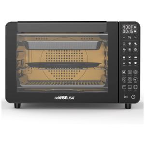 Fritadeira Elétrica Air Fryer 24L Multifuncional com Painel de Controle Digital, 1700W, 110v, GOWISE USA GW44806, Preto