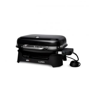 Churrasqueira Elétrica Grill Serve até 8 Porções, 110V, Weber Lumin, Preto