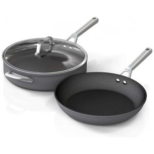 Conjunto de Frigideiras Antiaderente em Aço Anodizado, 3 Peças, Ninja C33000 Foodi