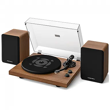 Toca-Discos SoulBox S1 com Alto-Falantes