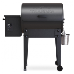 Churrasqueira á Pellet de Madeira com Controle de temperatura de Precisão e Superfície de Cozimento Total 1935 cm2, Traeger, Preta